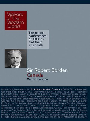 cover image of Sir Robert Borden